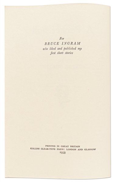 Agatha Christie Signed First Edition, First Printing of ''A Pocket Full of Rye'' -- Signed the Month of Publication, in November 1953