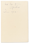 Agatha Christie Signed First Edition, First Printing of ''A Murder Is Announced'' -- In First Printing Dust Jacket