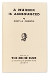 Agatha Christie Signed First Edition, First Printing of ''A Murder Is Announced'' -- In First Printing Dust Jacket