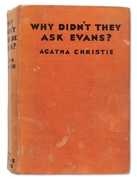 Agatha Christie Signed First Edition, First Printing of ''Why Didn't They Ask Evans?'' -- Without Inscription