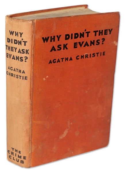 Agatha Christie Signed First Edition, First Printing of ''Why Didn't They Ask Evans?'' -- Without Inscription