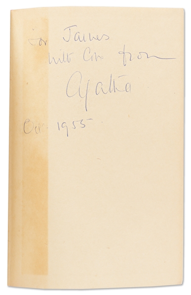 Agatha Christie Signed First Edition, First Printing of ''Hickory Dickory Dock'' -- Signed the Month of Publication, in October 1955