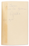 Agatha Christie Signed First Edition, First Printing of ''Hickory Dickory Dock'' -- Signed the Month of Publication, in October 1955