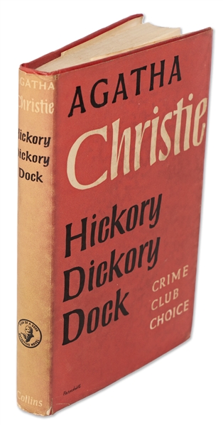 Agatha Christie Signed First Edition, First Printing of ''Hickory Dickory Dock'' -- Signed the Month of Publication, in October 1955