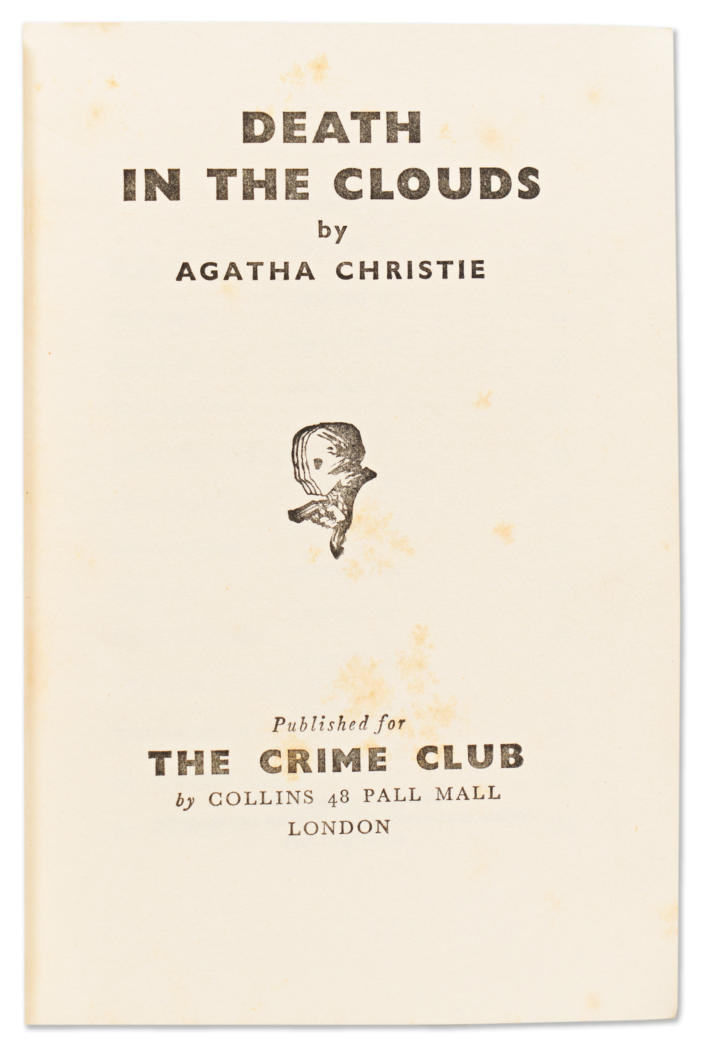 Lot Detail - Agatha Christie Signed First Edition, First Printing of ...