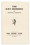 Agatha Christie Signed First Edition, First Printing of ''The ABC Murders'' -- With a Clever and Scarce Handwritten Poem Referencing the Title of the Book
