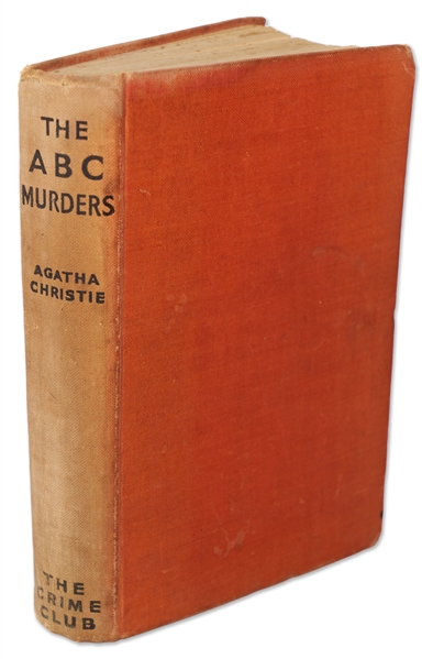 Agatha Christie Signed First Edition, First Printing of ''The ABC Murders'' -- With a Clever and Scarce Handwritten Poem Referencing the Title of the Book