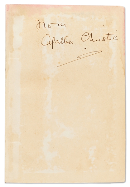 Agatha Christie Signed First Edition, First Printing of ''The Sittaford Mystery'' -- Unusually Signed with Christie's Full Name, Without Inscription