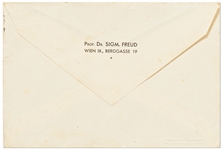 Sigmund Freud Signed Birthday Thank You Card