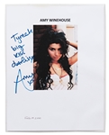 Amy Winehouse Signed Photo