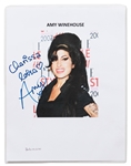 Amy Winehouse Signed Photo