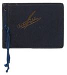 Autograph Book Signed by the Marx Brothers: Harpo Marx, Groucho Marx, and Twice Signed by Chico Marx -- Also Signed by 1952 San Francisco 49ers Football Team Players