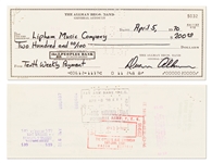 Lot of Six Checks from 1970 Signed by Original Members of The Allman Brothers Band -- Includes Scarce Duane Allman Check Signed from 1970