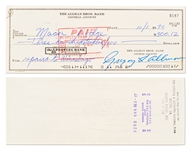 Lot of Six Checks from 1970 Signed by Original Members of The Allman Brothers Band -- Includes Scarce Duane Allman Check Signed from 1970