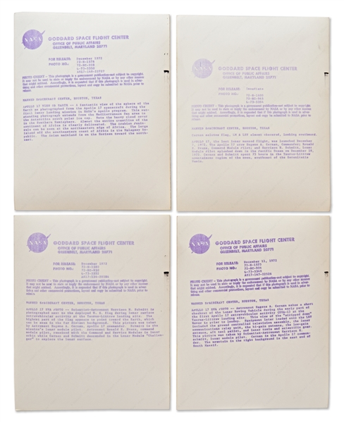 14 NASA Photos on ''A Kodak Paper'' Including Apollo 17 Blue Marble Photo -- Plus 13 Photos on ''GAF'' Photo Paper, Black Numbered Photos & John Glenn Signature