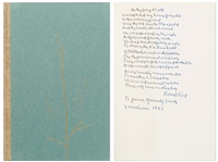 Robert Frost Autograph Poem Signed of In the Long Night -- Handwritten by Frost Within a Signed Limited Edition of Steeple Bush