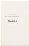 Robert Frost Autograph Poem Signed of ''In the Long Night'' -- Handwritten by Frost Within a Signed Limited Edition of ''Steeple Bush''