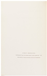 Robert Frost Autograph Poem Signed of ''In the Long Night'' -- Handwritten by Frost Within a Signed Limited Edition of ''Steeple Bush''