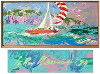 LeRoy Neiman Original Painting of a Sailboat
