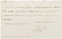 Napoleon Bonaparte Letter Signed as Emperor of France