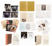 Large Civil Rights Archive Including Rosa Parks Twice-Signed Program, Christmas Cards from Martin Luther King Jr. & Family, Books Signed by Coretta Scott King & More