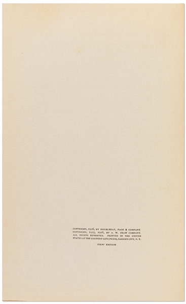 Harvey Firestone Signed First Edition of His Autobiography ''Men and Rubber'' -- Firestone Also Writes About His Famous Camping Trips with Thomas Edison and Henry Ford