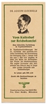 Rudolf Hess Signed First Edition of ''Reden'', His Collection of Speeches -- Published in 1938