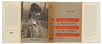 Anne Tyler Signed First Edition, First Printing of Her First Novel, ''If Morning Ever Comes''