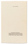 Hermann Goring Signed Copy of the German Novel ''Der Wehrwolf''