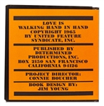 Charles Schulz Signed ''Peanuts'' Book, ''Love Is Walking Hand in Hand''