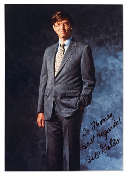 Bill Gates Signed Photo