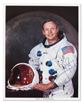 Neil Armstrong Signed 8 x 10 NASA White Spacesuit Photo, Uninscribed -- With Zarelli COA