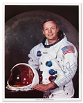 Neil Armstrong Signed 8 x 10 NASA White Spacesuit Photo, Uninscribed -- With Zarelli COA