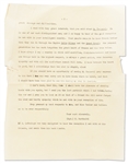 Frederic Bartholdi Autograph Letter Signed with Exceptional Content from 1871 in English -- Bartholdi References the Chicago Fire, the Franco-Prussian War and Relations Between the U.S. & France