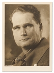 Rudolf Hess Signed Photo -- With PSA/DNA Auction COA