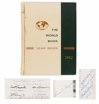 Mercury 7 Signed "The 1962 World Book" -- With Steve Zarelli COA for All 7 Astronauts