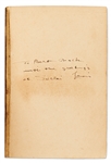 Sinclair Lewis Signed First Edition, First Printing of ''Babbitt''