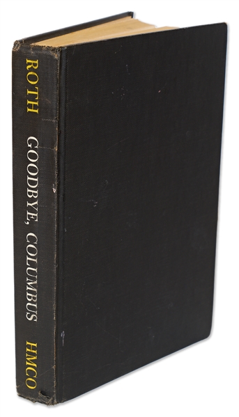Philip Roth First Edition, First Printing of ''Goodbye, Columbus'' -- With Bookplate Signed by Roth
