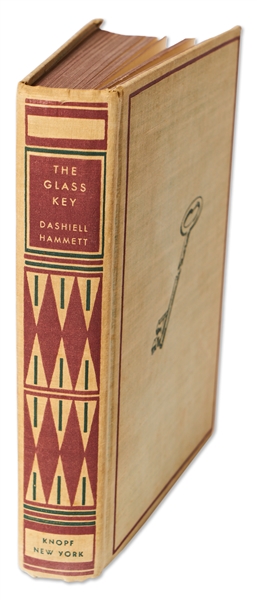 Dashiell Hammett First U.S. Edition, First Printing of ''The Glass Key''