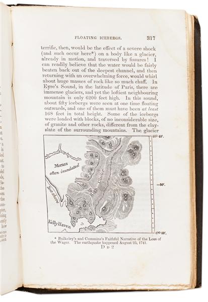 Charles Darwin First U.S. Edition of ''Voyage of a Naturalist'' -- Darwin's Notes from the Voyage of the HMS Beagle Where He Questioned His Previous Belief that Species Had Fixed Attributes