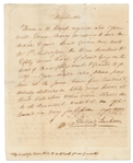 Andrew Jackson Autograph Letter Signed from 1811