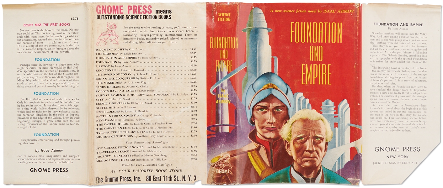 First Edition, First Printing of Isaac Asimov's ''Foundation'' Trilogy -- Each Housed in Original First Printing Dust Jacket