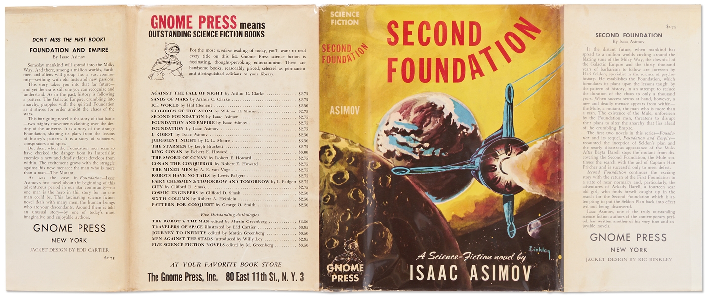 First Edition, First Printing of Isaac Asimov's ''Foundation'' Trilogy -- Each Housed in Original First Printing Dust Jacket