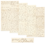 Fascinating Autograph Letter Signed by Confederate General Joseph E. Johnston Shortly After Assuming Command of the Western Theater -- ...the country may hold me responsible for any failure...