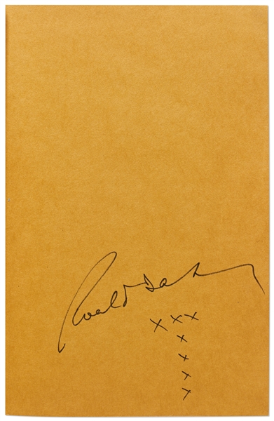 Roald Dahl Signed First Edition of ''Charlie and the Chocolate Factory'' -- Without Inscription