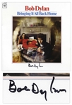 Bob Dylan Signed Album Bringing It All Back Home -- With a COA From Jeff Rosen
