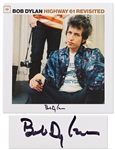Bob Dylan Signed Album Highway 61 Revisited -- With Jeff Rosen COA