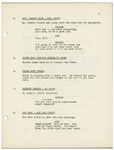 Moe Howard's Personally Owned Script for The Three Stooges 1946 Film ''A Bird in the Head''