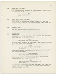 Moe Howard's Personally Owned Script for The Three Stooges 1946 Film ''A Bird in the Head''