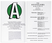 Avengers Creator Stan Lee Signed ''The Avengers Omnibus'' Coffee Table Book -- Also Signed by 8 Members of Superhero Squad Including Chris Hemsworth & Chris Evans